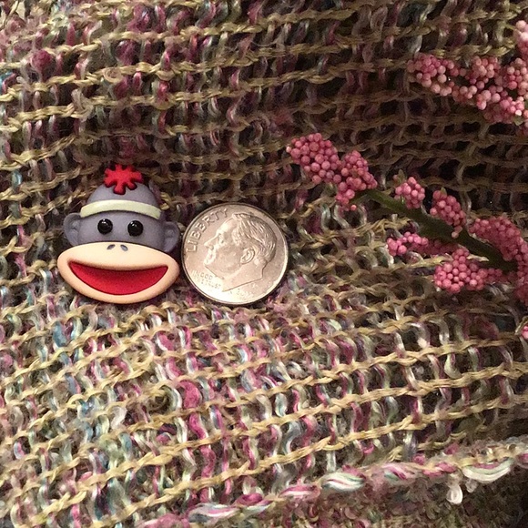 2/$10.00 Monkey Sock Earrings - Picture 4 of 4